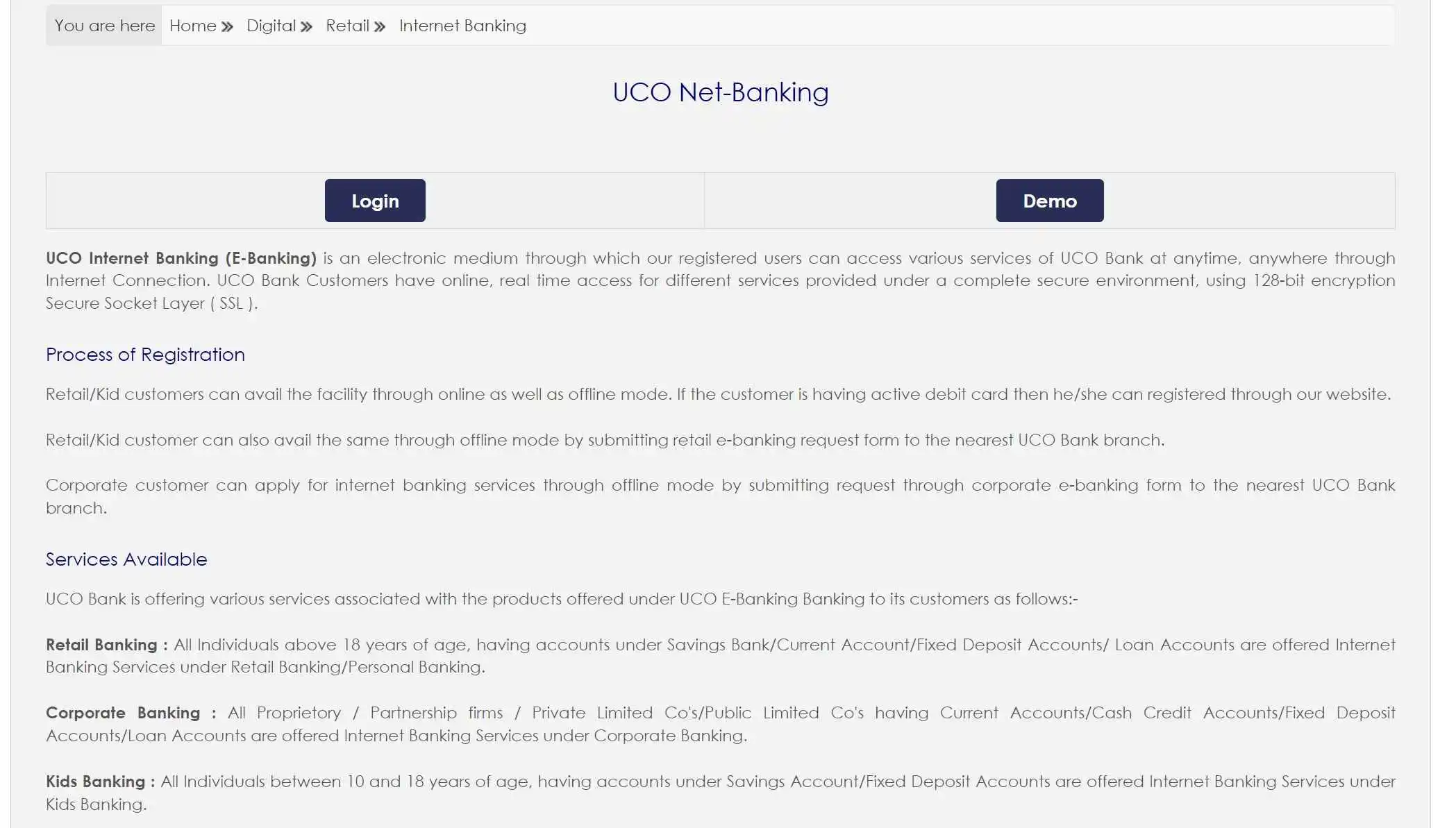 How to Login to UCO Bank Net Banking