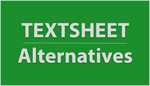 9 Best Textsheet Alternatives